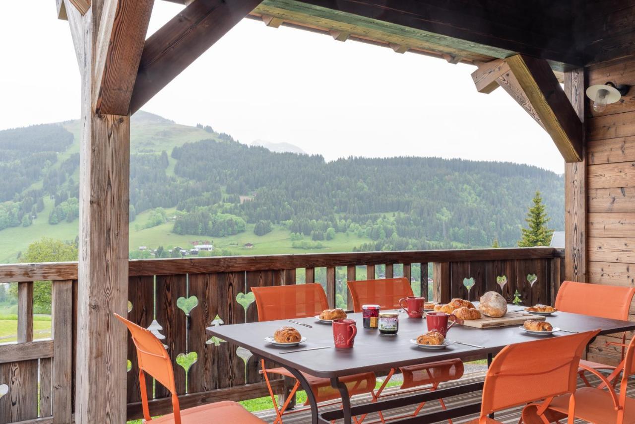 Chalet De L'Atray Les Gets Exteriör bild